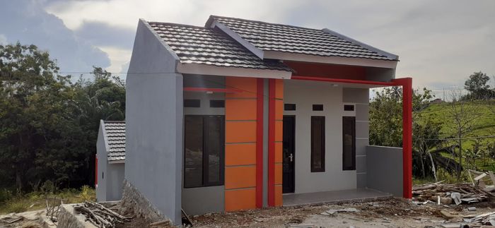 foto tampak rumah tipe 36 perumahan GRAND DELTA REGENCY 3