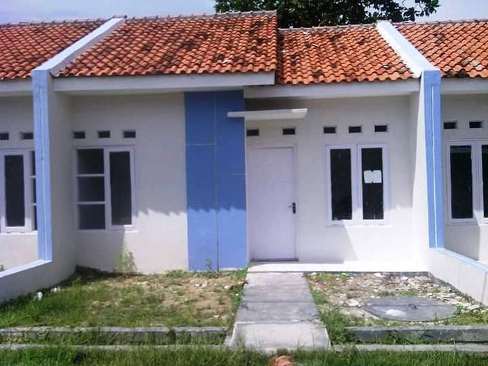 foto tampak rumah tipe 27 perumahan Griya Tegal Asri