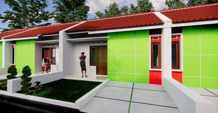 foto tampak rumah tipe 30 CITRA perumahan CITRA PEDAN ASRI I