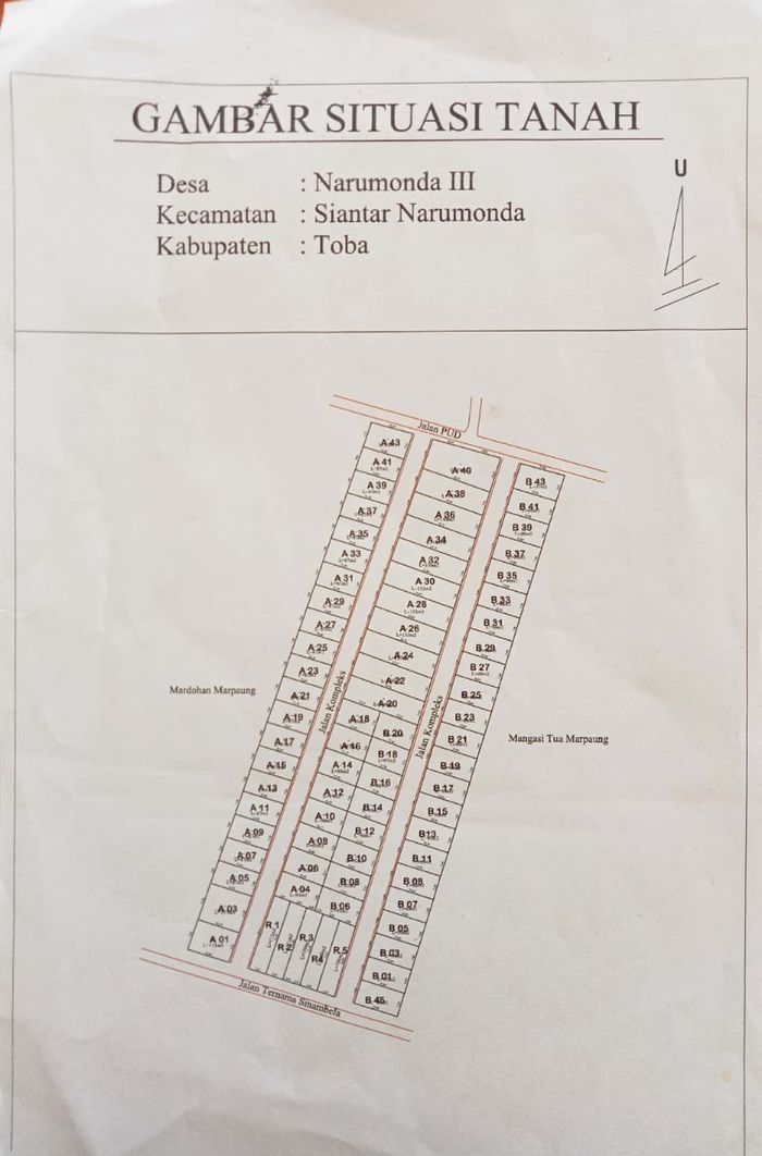 foto denah rumah tipe 36 perumahan Perumahan Narumonda Asri