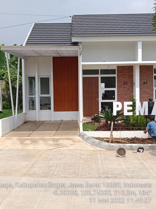 foto contoh rumah perumahan THE MANZIL BOGOR/PT. PENTA CIPTA ANUGRAH