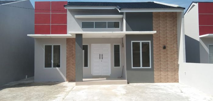 foto tampak rumah tipe 60 perumahan Kapau Sari Residence "Cluster Tulip"