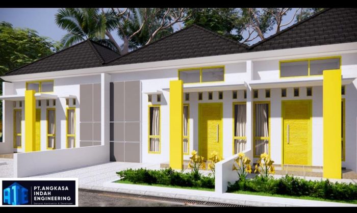 foto tampak rumah tipe EXCLUSIVE perumahan PESONA SUKARAYA CITY II