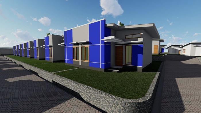 foto tampak rumah tipe 34 perumahan BUKIT PERMATA RESIDENCE