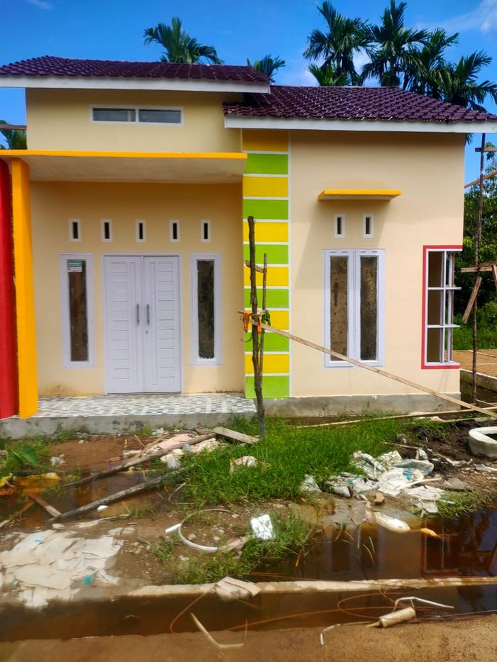 foto tampak rumah tipe 36 perumahan Griya Markaban Permai 2
