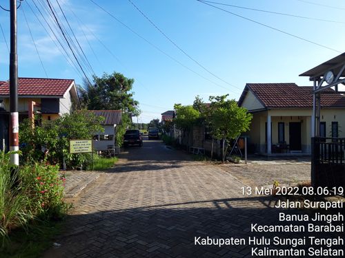 foto posisi tengah perumahan Banua Jingah Citra Muhibbien tahap 2