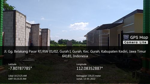 foto posisi tengah perumahan PESONA GURAH PERMAI