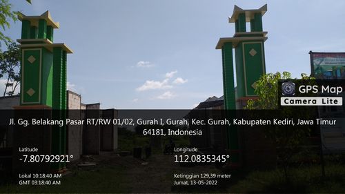 foto gerbang perumahan PESONA GURAH PERMAI