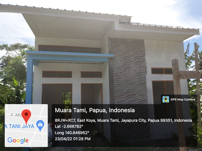 foto tampak rumah tipe 36 perumahan PURI INDAH 2 KOYA TIMUR