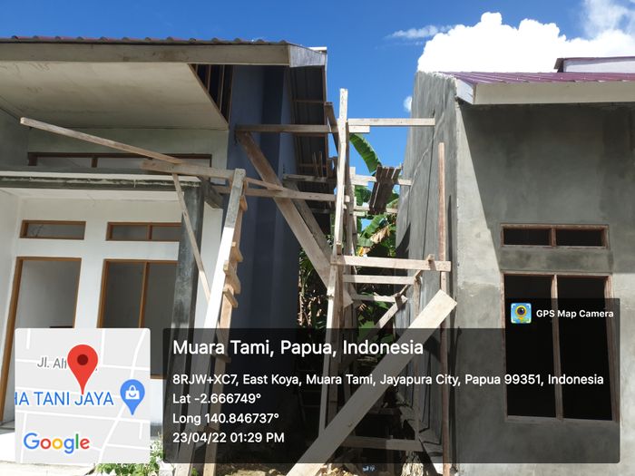 foto denah rumah tipe 36 perumahan PURI INDAH 2 KOYA TIMUR