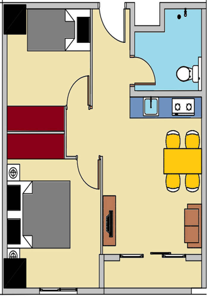 foto denah rumah tipe 36 B.32 perumahan Sentraland Medan