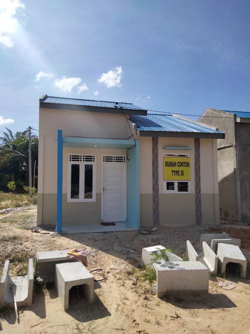 foto contoh rumah perumahan Mutiara Kencana