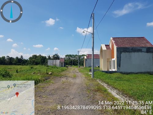 foto posisi tengah perumahan GRAND MADANI CLUSTER