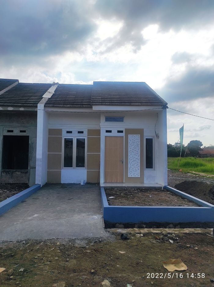 foto tampak rumah tipe 30 perumahan cempaka village 2