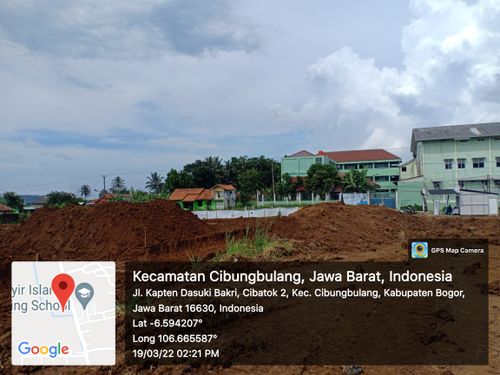 foto posisi tengah perumahan Mulia Land Bogor