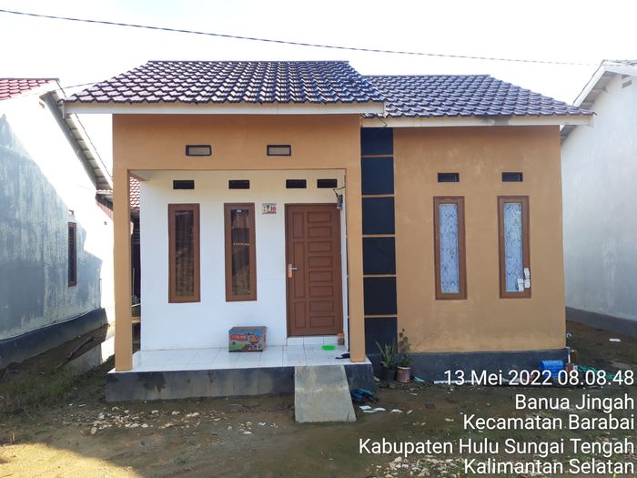 foto tampak rumah tipe 36 perumahan Banua Jingah Citra Muhibbien tahap 2