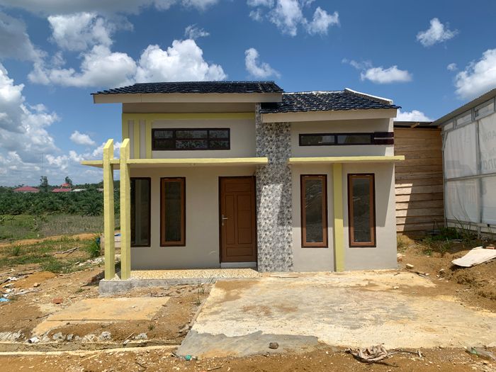 foto tampak rumah tipe SUBSIDI perumahan VILLA CITRA KHALANA