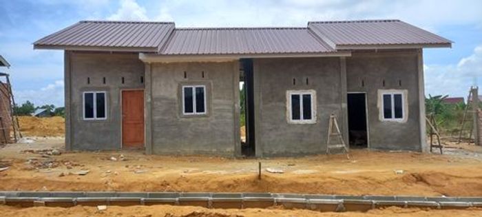 foto tampak rumah tipe RSH 36 perumahan Griya Ceras Sentosa