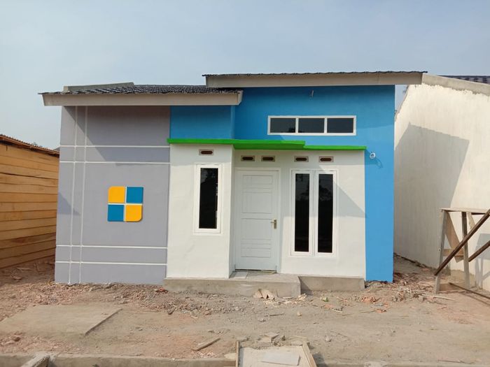 foto tampak rumah tipe GRAHA FAMILI CERIA 2B perumahan GRAHA FAMILI CERIA 2B
