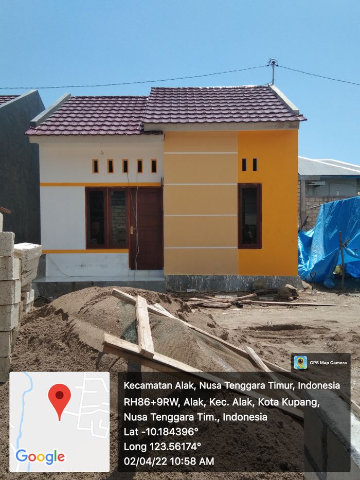 foto tampak rumah tipe 36 perumahan SENTOSA REGENCY