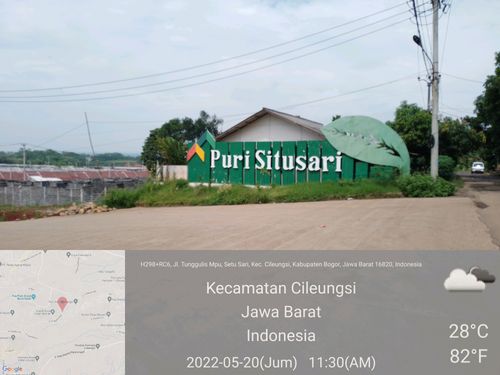 foto gerbang perumahan PURI SITUSARI TAHAP 2