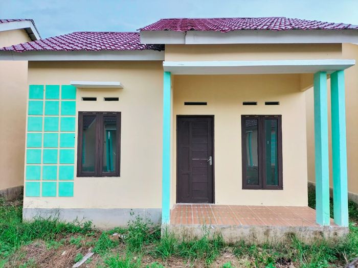 foto tampak rumah tipe 36 perumahan Gracia Residence