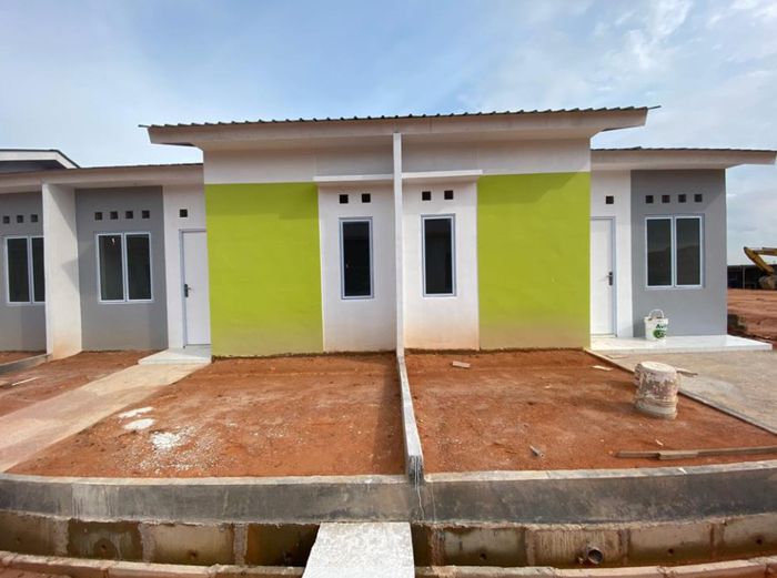 foto tampak rumah tipe 30/66 perumahan RENGGALI NONGSA