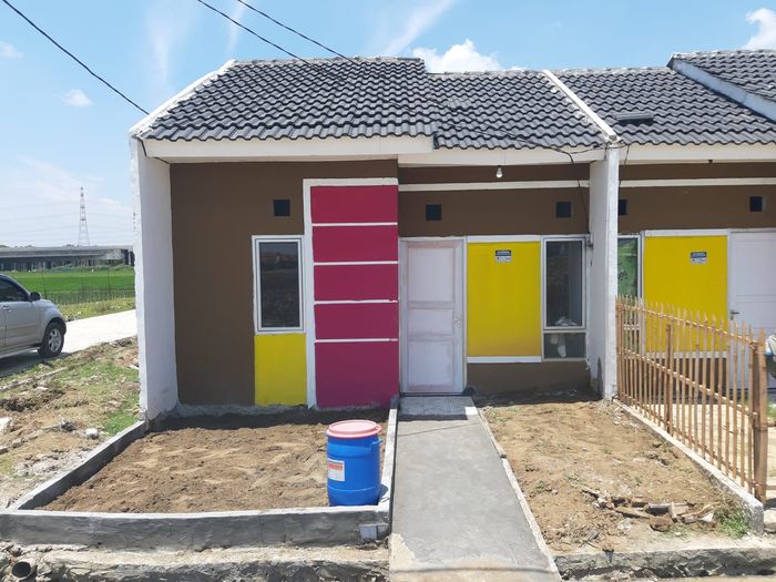 foto tampak rumah tipe 28/60 perumahan CLUSTER MUTIARA LATANSA 1