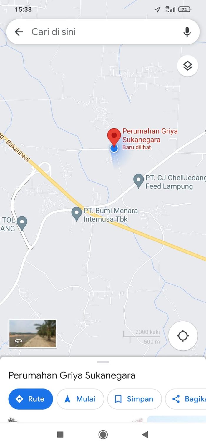foto denah rumah tipe 36 perumahan Griya Sukanegara