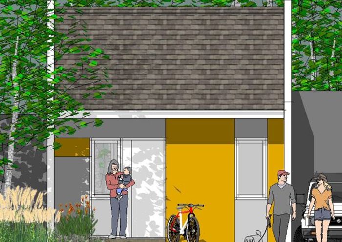 foto tampak rumah tipe NEW CASA 228,66 perumahan Mutiara Gading City (New Liverpool & Madrid Tahap 1