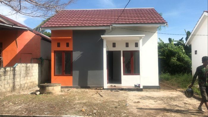 foto tampak rumah tipe SUBSIDI 36 perumahan KAMPOENG SHAFWAH ASRI LANDASAN ULIN TAHAP 2