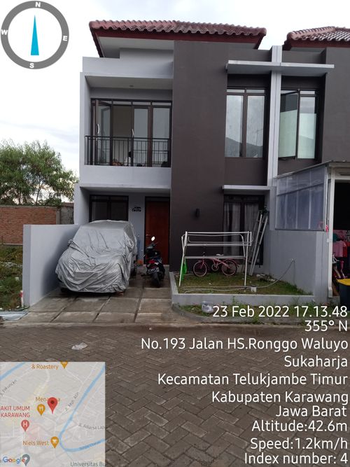 foto contoh rumah perumahan PADI VILLAGE