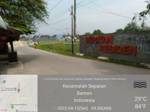 foto gerbang perumahan Sepatan Residen