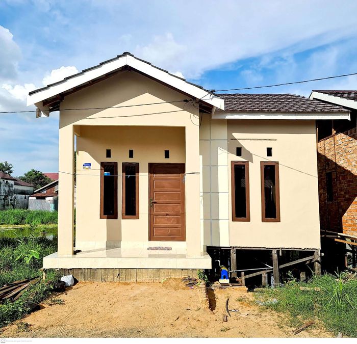 foto tampak rumah tipe 36 perumahan ABDI PERSADA JAYA TAHAP IV