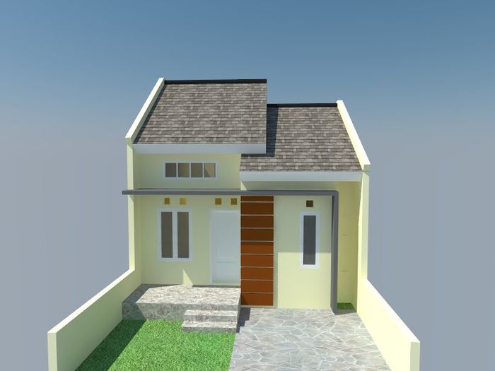 foto denah rumah tipe 36 perumahan HANANIA INDAH REGENCY