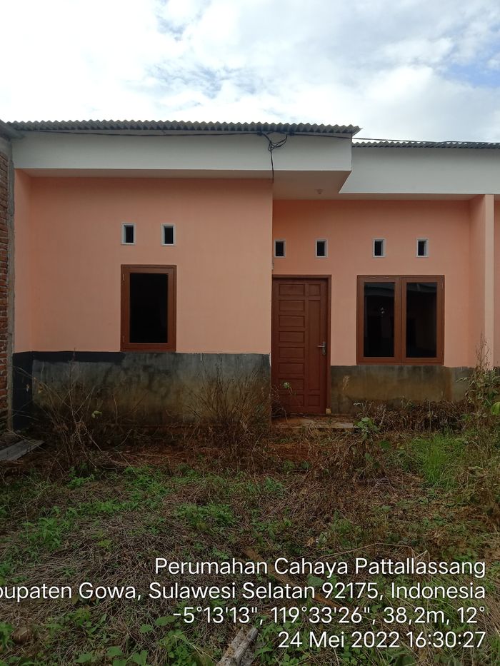 foto tampak rumah tipe 36 perumahan CAHAYA PATTALLASSANG
