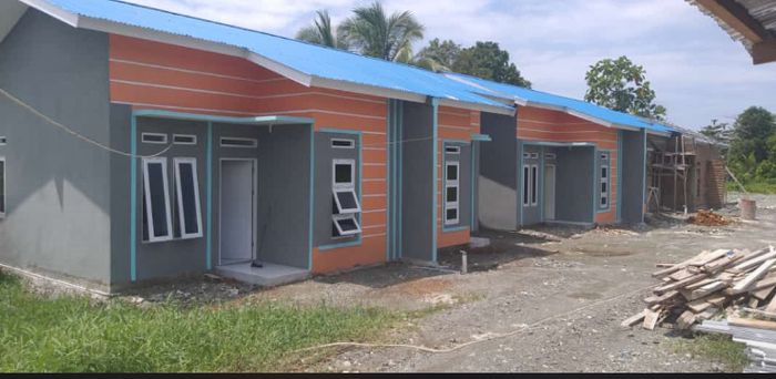 foto tampak rumah tipe 36/84 perumahan Sion Beach Residence