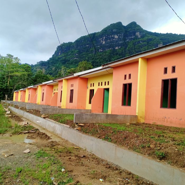 foto tampak rumah tipe 36 perumahan Citra Buana Residence