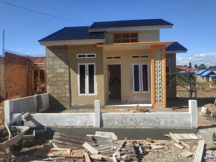 foto tampak rumah tipe 36/117 perumahan LAKSITA RESIDENCE 2
