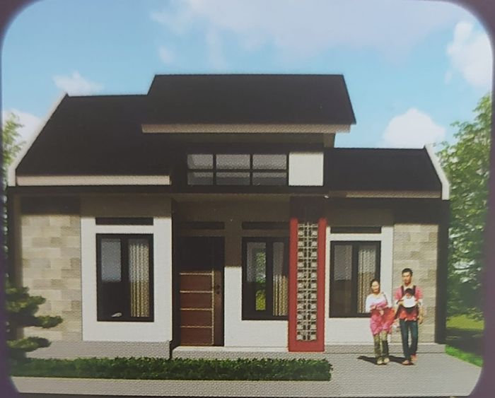 foto tampak rumah tipe 40/117 perumahan LAKSITA RESIDENCE 2