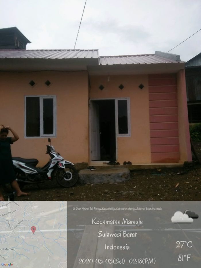foto tampak rumah tipe 36 perumahan Permata Suryani