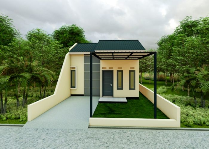 foto tampak rumah tipe 36 perumahan GREEN ANUGERAH REGENCY TAHAP 2
