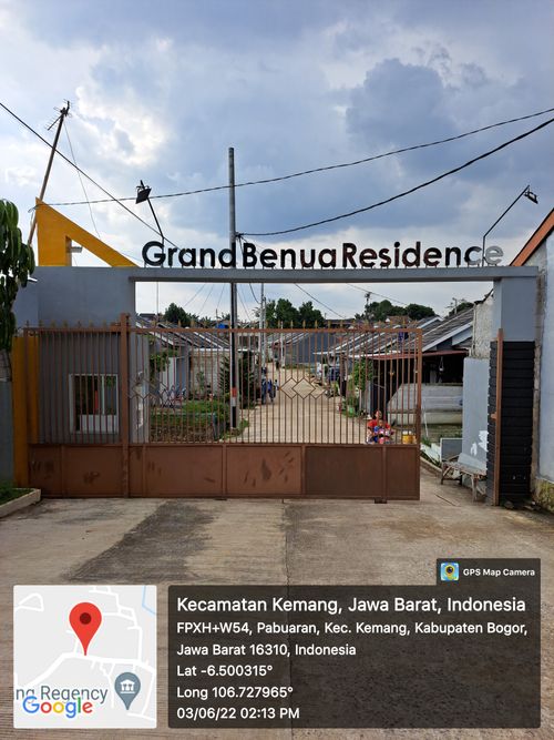 foto gerbang perumahan GRAND BENUA RESIDENCE