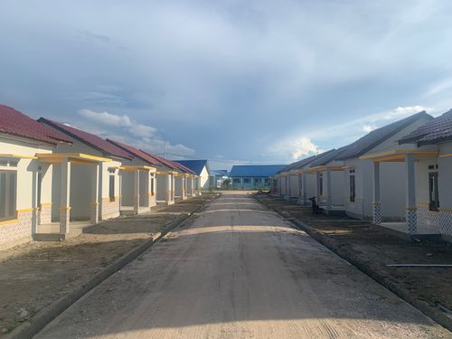 foto posisi tengah perumahan Griya Perdamaian Permai