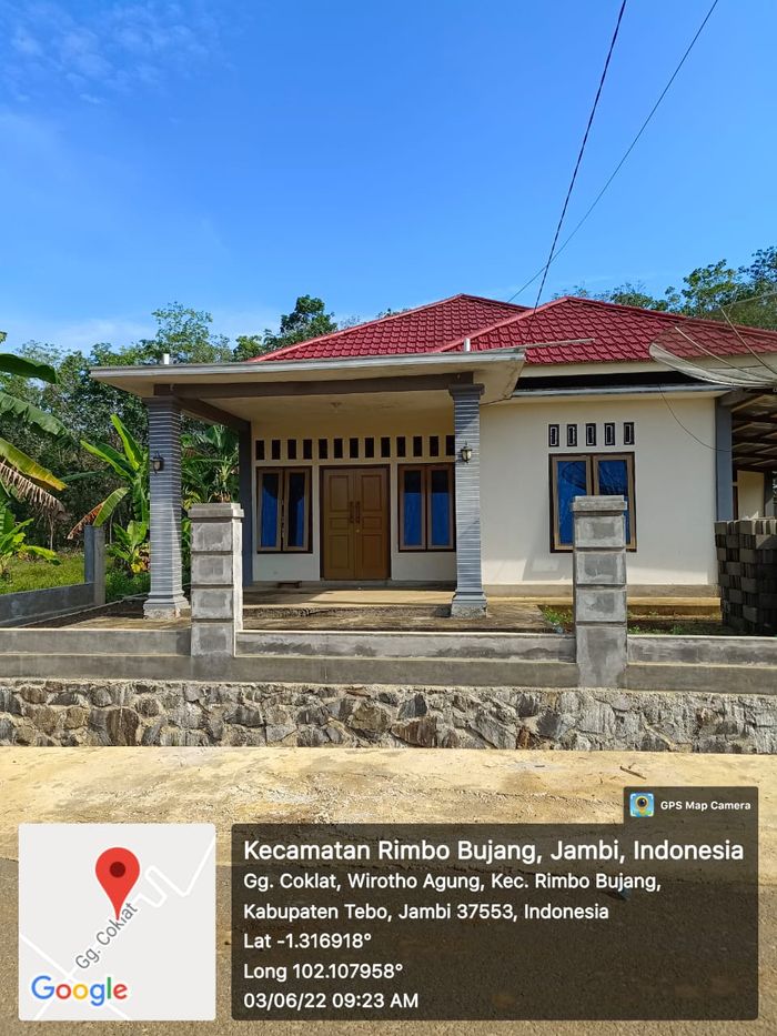 foto tampak rumah tipe 54 perumahan PERMATA RESIDENCE 7