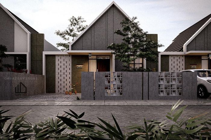 foto tampak rumah tipe 30 perumahan roemah mandalika