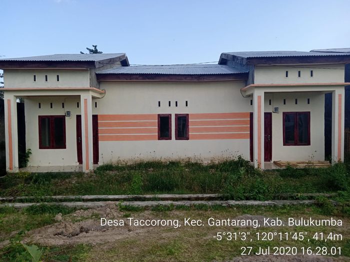 foto tampak rumah tipe 36 perumahan SOKKO BAMPA PERMAI 4