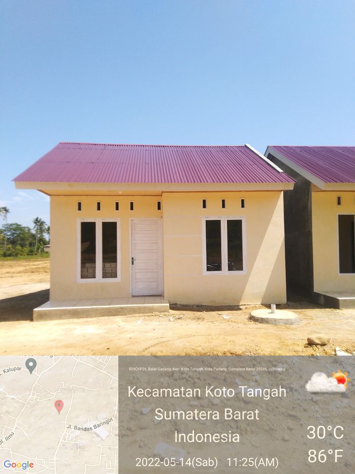 foto tampak rumah tipe 36 perumahan PERUMAHAN ABI BARINGIN 2
