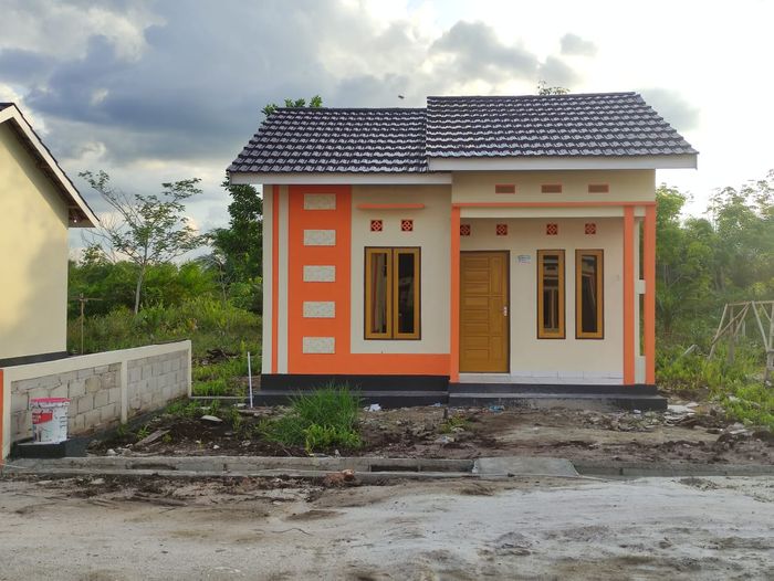 foto tampak rumah tipe 36 perumahan CITRA BARITO 4