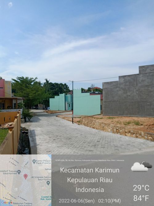 foto gerbang perumahan GREEN LAND 3